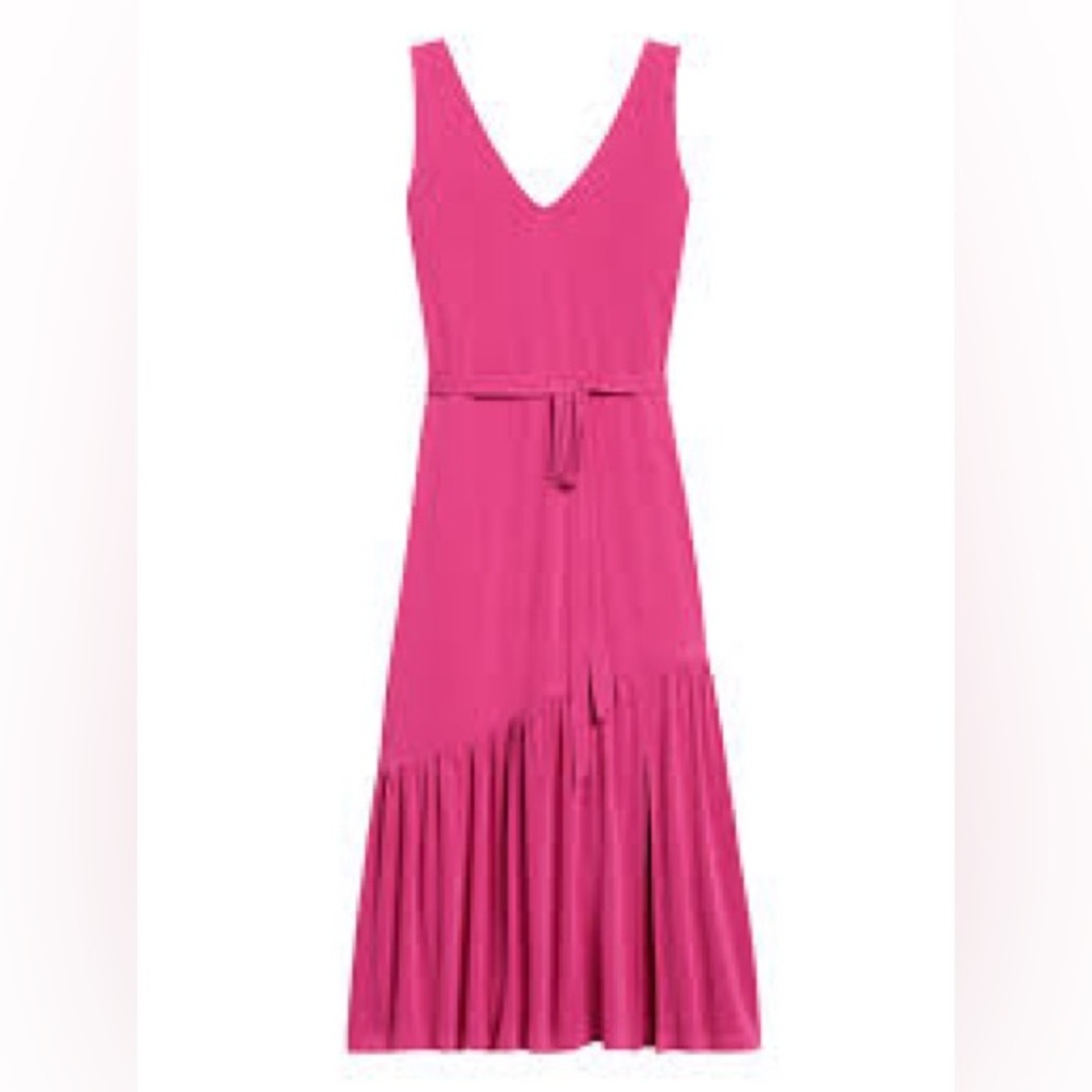 BANANA REPUBLIC Petite Sandwash Modal Midi Dress